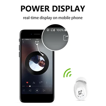 2021 Nähtamatu Lud Traadita Müra Tühistamises Kõrvaklapid, Bluetooth Kõrvaklappide Handsfree Stereo-Peakomplekti TWS Earbud Mikrofoniga