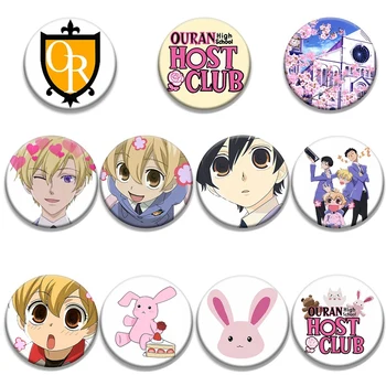 2021 Ouran High School Host Club Uute Tulijate Jaapani Anime Prossid Pin Badge Kott Ripats Kingitus Kooli Cosplay Seljakott Riided 110963