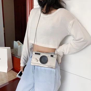 2021 Personaalset Disaini Mood Kaamera Kuju Sidur Nubuck Õlakott, Daamid Vabaaja Mini Tüdruk Messenger Bag Kotis