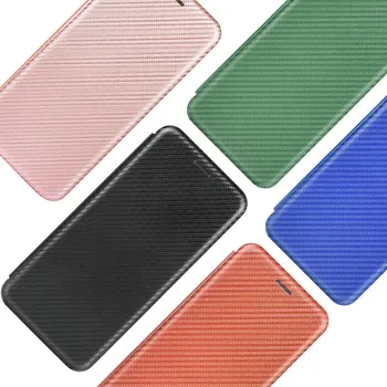 2021 Pixel 4 4A XL Juhul süsinikkiust Flip Case for Google Pixel 3 3A XL Lite Luksus Magnet Rahakott Kaardi Pesa Kate Pixel 5