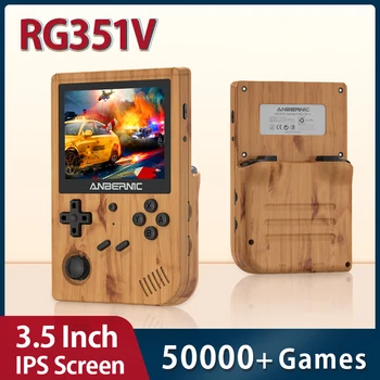 2021 RG351V Retro Mäng Konsooli 3,5-Tolline IPS Ekraan DC/PSP/N64/PS1 Wifi Võrgus Mini Video Pihuarvutite Mängu Mängija 50000+ Mängud