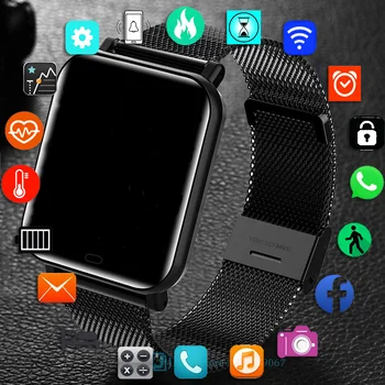 2021 Sport Fitness Smart Watch Mehed Naised Smartwatch Jaoks Android, iOS Nutikas Kella Käevõru Veekindel Fitness Tracker Smart-Vaata