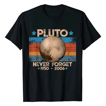 2021 Suvel Meeste T-särk Vintage Unusta Kunagi Pluuto Nerdy Astronoomia Ruumi Teadus-Kõrge Kvaliteediga Puuvill Liiga Lühikesed Varrukad 54617