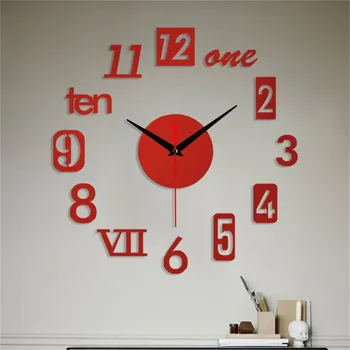 2021 Uue Kella Kvarts Vaadata Reloj De Viilutatud Kaasaegne Disain Suured Dekoratiivsed Kellad Euroopas Akrüül Kleebised Elutuba 65900