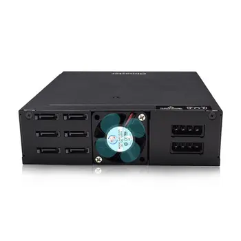 2021 Uue MR-6601 6 Bay Kõvaketta Ruum Hammas Andmete salvestamine on 2,5-Tolline SATA SSD HDD Home Varukoopia Arvuti korpus