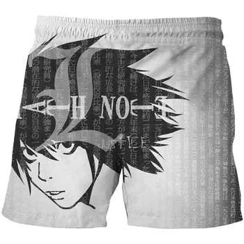 2021 Uued Meeste Vabaaja Beach Püksid Anime Death Note, 3D-Printimine Ujumine Kiire Kuivamise lühikesed Püksid Meeste Naljakas lühikesed püksid Meeste ujumispüksid 155176