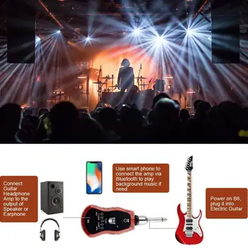 2021 Uus Kitarr Kõrvaklappide Võimendi 5 heliefekte Režiimid Plastikust Multi-funktsioon Bluetooth Võimendi jaoks Electric Guitar
