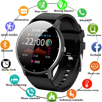 2021 Uus Meeste Smart Vaadata reaalajas Tegevuse Tracker Südame Löögisageduse Monitor Sports Naiste Smart Watch Mehed Kella Android ja IOS