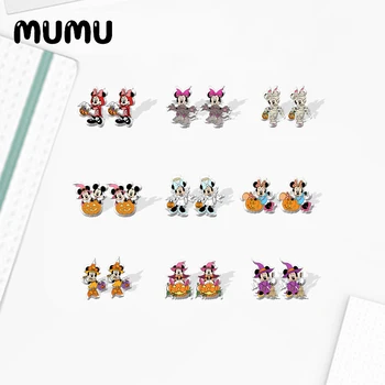 2021 Uus Minnie Mouse Stud Kõrvarõngas Halloween Epoksü Ehted Vaik Akrüül Kõrvarõngad Käsitsivalmistatud Kingitused Tüdruk