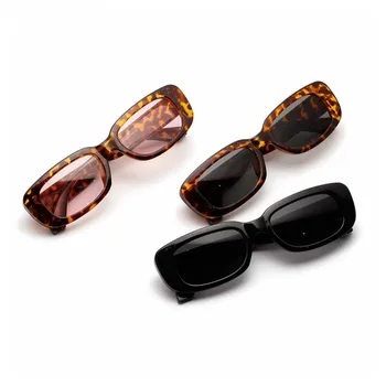 2021 Uus Mood Vintage Päikeseprillid Naistele Brändi Disainer Retro päikeseprillide läätsesid Ristküliku Naiste päikeseprillid UV400 Objektiivi Eyewears 76811