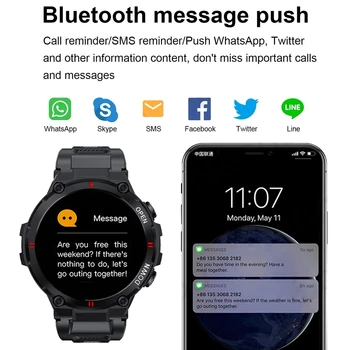 2021 Uus Smart Watch Meeste Spordi Fitness Bluetooth Kõne Multifunktsionaalne Muusika Kontrolli Äratuskell Meeldetuletus Mehed Smartwatch Telefoni 161646