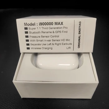 2021 Uus i900000 max TWS Juhtmeta Bluetooth-Kõrvaklapp Smart Sensor in-Ear Earbuds Koos Aku Juhul pk i99999plus