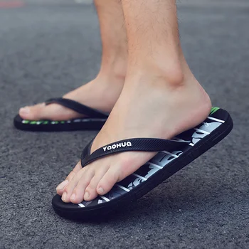 2021 hot müük graffiti meeste kingad suvel meeste plätud flip flops kvaliteetmoe beach sandaalid non-slip vabaaja jalatsid