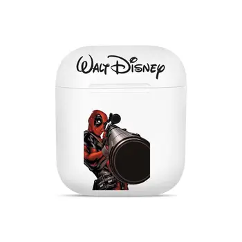 2021 tõeline Disney uus deadpool Juhtudel Apple Airpods 1/2 Kaitsva Juhtmeta Bluetooth-Kõrvaklapp Kaas juhul