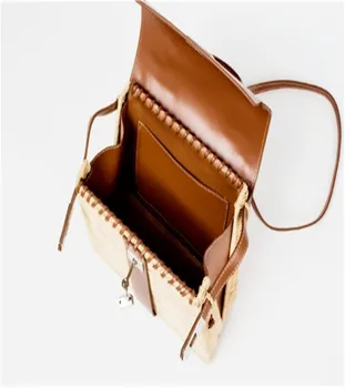 2021Women on kott luksus käekotid rotangist Õled crossbody kotid naistele Ehtne Nahk beach kotid originaal brändi disainer