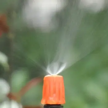 20PCS Reguleeritav Misting Otsik koos Tee Joint Connector Aia Kastmiseks Niisutus, Sprinkler-4/7 mm Toru, Voolik