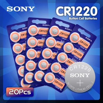 20PCS SONY CR1220 Nuppu Cell Aku Vaata Auto Remote Key cr 1220 ECR1220 GPCR1220 3v Liitium Patarei