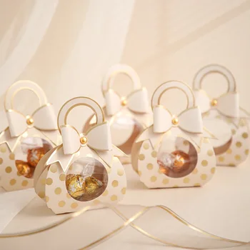 20Pcs Käepide Romantiline Abielu Candy Pakendi Paberi Kasti Kinke Loovus, mis on Spetsiaalselt Sünnipäeva Baby Shower Teenetemärgi