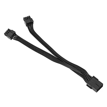 20cm Graafika Kaart 8 Pin Emane 2*8P(6+2)pin Power Extention Cable Mees PCIe pesa PCI Express 4 Read 18AWG Kaabel