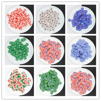 20g/Palju 10mm Polymer Clay Lipu Mix Sprinkles Armas Konfetit jaoks Käsitöö Tegemine, DIY