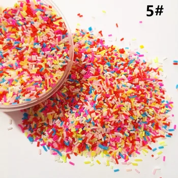 20g/palju Polümeer Kuum Savi Sprinkles Armas konfetit jaoks Käsitöö Tegemine, DIY Konfetit