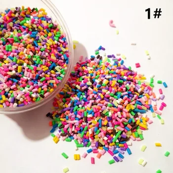 20g/palju Polümeer Kuum Savi Sprinkles Armas konfetit jaoks Käsitöö Tegemine, DIY Konfetit