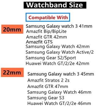 20mm/22mm rihm Samsung Galaxy vaata 3/46 mm/42mm/Aktiivne 2/Käik S3/S2 Silikoon käevõru bänd Huawei vaadata GT 2/2e/pro