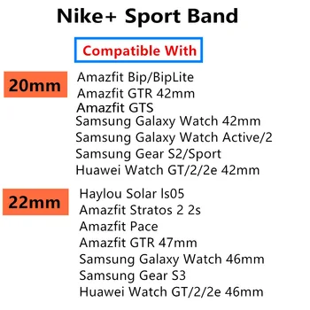 20mm/22mm vaata bänd Huawei GT/2/2E/Pro Samsung käik s3 Piir/S2 käevõru Galaxy vaata 46 mm/42mm/Aktiivne 2/3 45mm Rihm