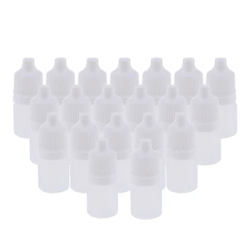 20pcs Plastikust Tühi silmatilgad Pudelid 3ml jaoks eeterlik Õli Parfüümi Meik