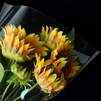 20pieces Läbipaistev Mini Kimp Kott Ühe Roosa Kott Flower Pakkepaber Florist Tarvikud