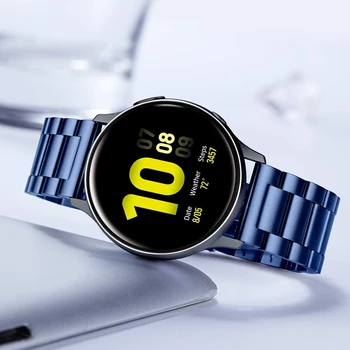 22mm Quick Release Käekell Rihma Ticwatch Pro 2020 Watch Band 20mm Roostevaba Terasest Käevõru Samsung Active2 40mm 44mm
