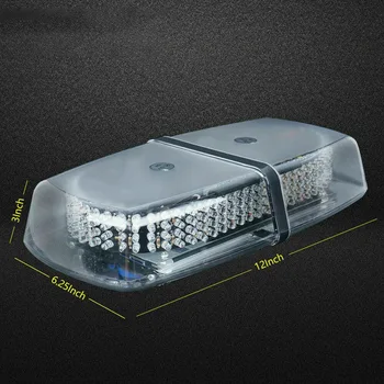 240 LED Strobe Light Car LED Vilgub Majakas Tuled Amber Valge Rooftop Avarii-Hoiatus Tuli