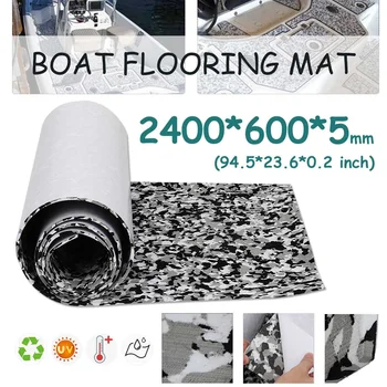 2400*600*5mm Paat Põrandakate Leht EVA Vaht Kamuflaaž Style Sheet Marine Flooring Jaht Laudis isekleepuvad Mitte-hügroskoopne Vesi