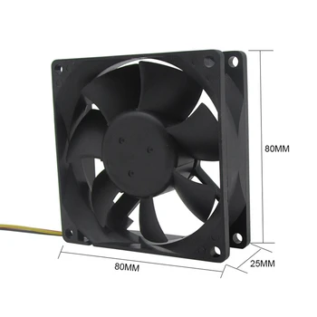 24V 80mm 8cm cooling Fan 80X80X25 mm 8025 PC-Arvuti Puhul Fänn DIY Ruuteri GPU CPU Jahutus Ventilaator