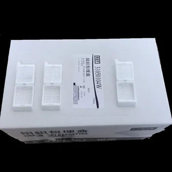 250pcs/kast Lab POM materjal kudede kassett kinnistamise viil kasti Trahvi augu valge dehüdratsioon kasti kudede kassett