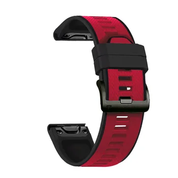 26/22mm Watchband Eest Garmin Fenix 6 6S 6X Pro 5 5S 5X Pluss 3HR 935 Silikoon Bänd Fenix6 Fenix5 smart Watch Easyfit Randmepaela