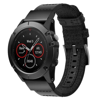 26mm Quick release rihma Garmin Fenix 5X/5XPLUS smart watch asendamine käepaela Eest Garmin Fenix 3 käevõru tarvikud