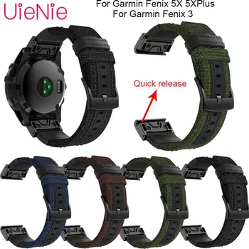26mm Quick release rihma Garmin Fenix 5X/5XPLUS smart watch asendamine käepaela Eest Garmin Fenix 3 käevõru tarvikud