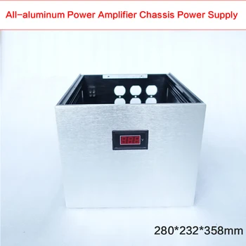 280*232*358mm Kõik-alumiinium Võimendi Šassii Toide Juhul Trafo Kest, Audio Box mitmeotstarbeline Ruum DIY 155455