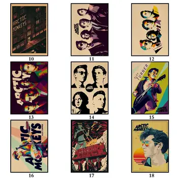 29 Kujunduse Arctic Monkeys Kraftpaper Plakat Alternatiivsete Abstraktne Kunst Maali Naljakas Seina Kleebis Kohvi Maja Baar