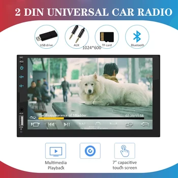 2Din notAndroid Auto Auto Raadio Apple Carplay 7inch MP5 Multimeedia Mängija, Bluetooth Handsfree A2DP USB juhtseade puutetundlik ekraan, aux -