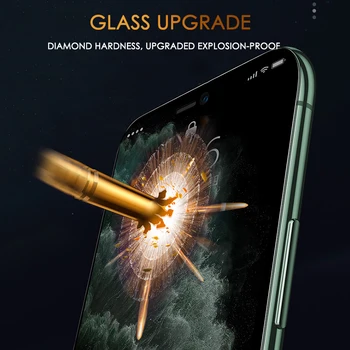 2TK Täielikult Katta Klaasi kohta iPhone 12 11 Pro XR X XS Max Karastatud Screen Protector For iPhone 7 6 6s 8 Plus SE 2020 Klaas