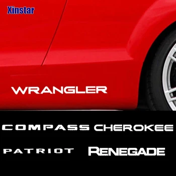 2tk Autode Kere Kleebise Jaoks Jeep Renegade Patriot Nääkleja Cherokee Kompass Ülem