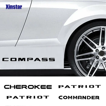 2tk Autode Kere Kleebise Jaoks Jeep Renegade Patriot Nääkleja Cherokee Kompass Ülem