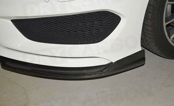 2tk Carbon Fiber Auto esistange Splitter Lip Spoiler Body Kit Hajuti Jaoks Benz CLA-Klassi W117 C117 CLA250 260 CLA45 14-2016