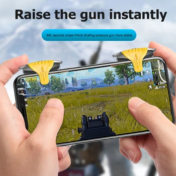 2tk Mobiiltelefoni Mängude Gamepad Juhtnuppu PUBG Mobiil Vallandada Nutitelefoni Gamepad Töötleja Mängu Shooter Smart telefon