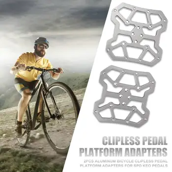 2tk Vastupidav Clipless Pedaalid Peenelt Töödeldud Alumiiniumist ühtse programmdokumendi KEO Clipless Pedaalid Platvorm Adapterid MTB Road Bike