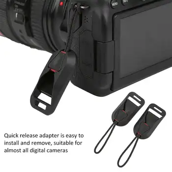 2x Quick Release Pesa Base-Kaamera õlarihm Canon-NikonOlympus Pentax õlarihm Konverteerimise Lukk Juhe