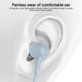 3,5 MM-kõrva Juhtmega Kõrvaklapid Koos Sisseehitatud Mikrofon Earbuds Headset Stereo Peakomplekt Nutitelefonidele Arvuti Kõrvaklappide 154160