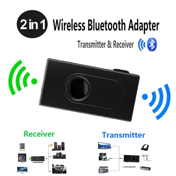 3,5 mm AUX Pesa Stereo Heli Muusika Adapter Wireless Bluetoothi A2DP-V4 Saatja-Vastuvõtja Liides TV jaoks PC Auto Kõlar Telefoni